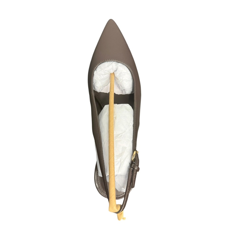 Katy Perry The Oceanview Slingback Heels Softy Nappa Coffee Brown 9 NIB - Picture 9 of 12